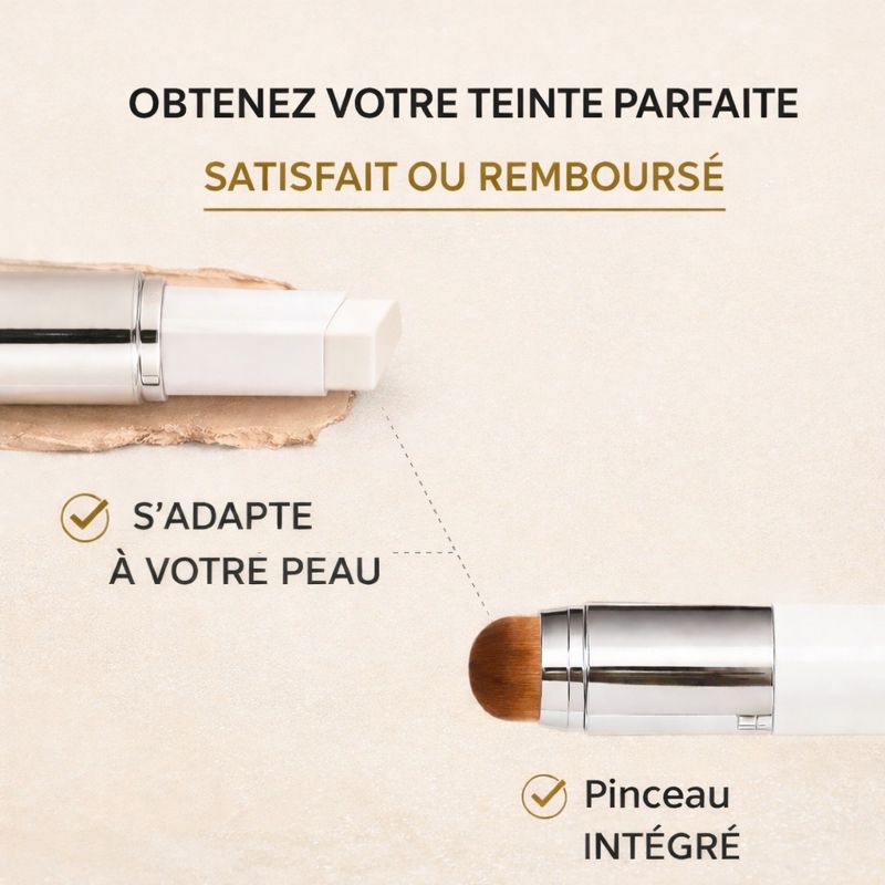 Teinte Parfaite™ — Fond de teint intelligent 2-en-1 avec pinceau intégré